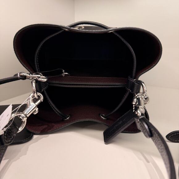 Coach Rowan Bucket Bag With Butterfly Print CCK89 Black - Picture 8 of 9